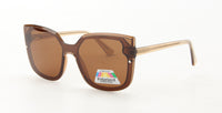 Thumbnail for Women Access Sunglasses: Suntan - Brown - SpecSMART Eye Clinic (Diagonal View)