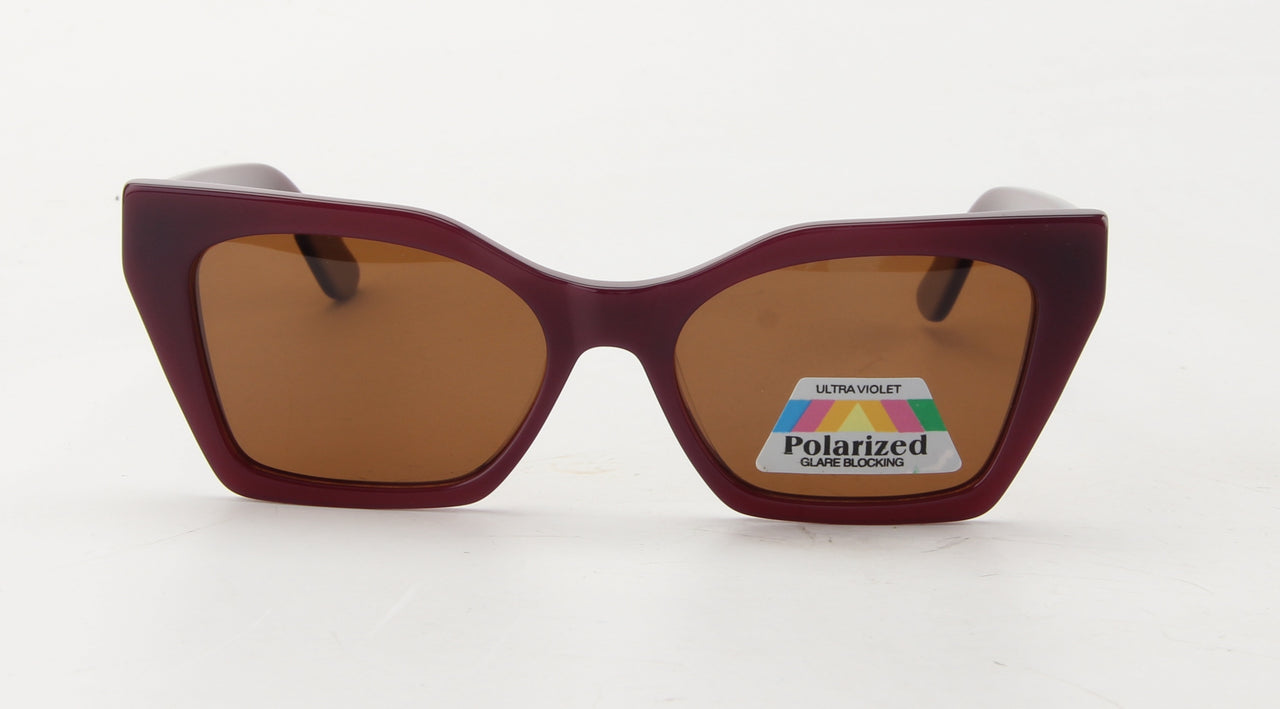 Women Urban Sunglasses: La Champagne - Dark Purple - SpecSMART Eye Clinic (Front View)
