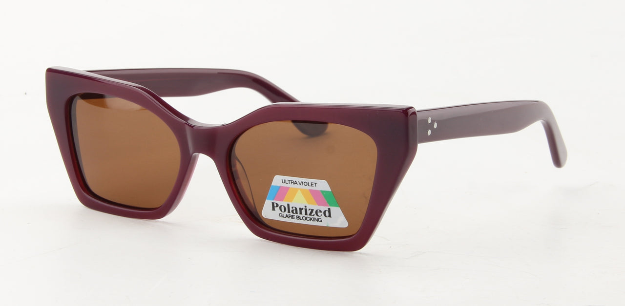 Women Urban Sunglasses: La Champagne - Dark Purple - SpecSMART Eye Clinic (Diagonal View)