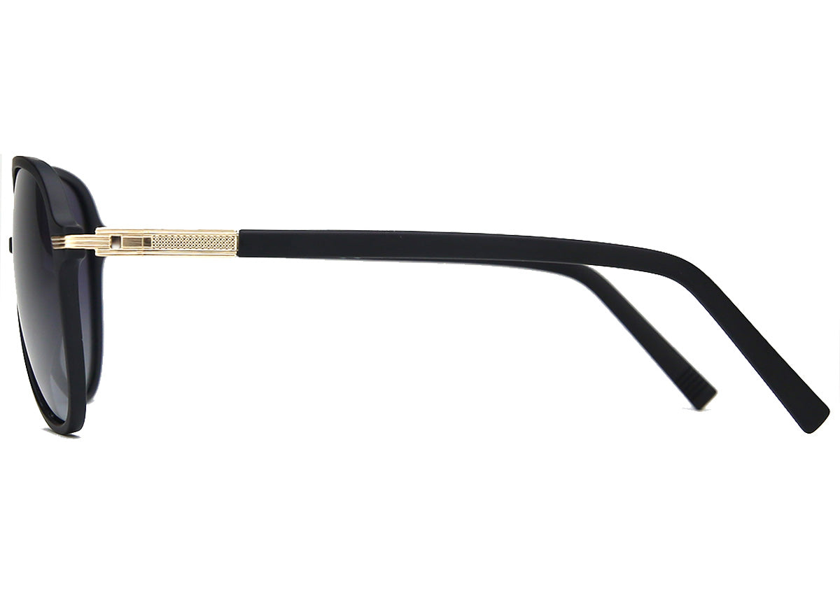 Men Urban Sunglasses: Maui - Black - SpecSMART Eye Clinic (Side View)