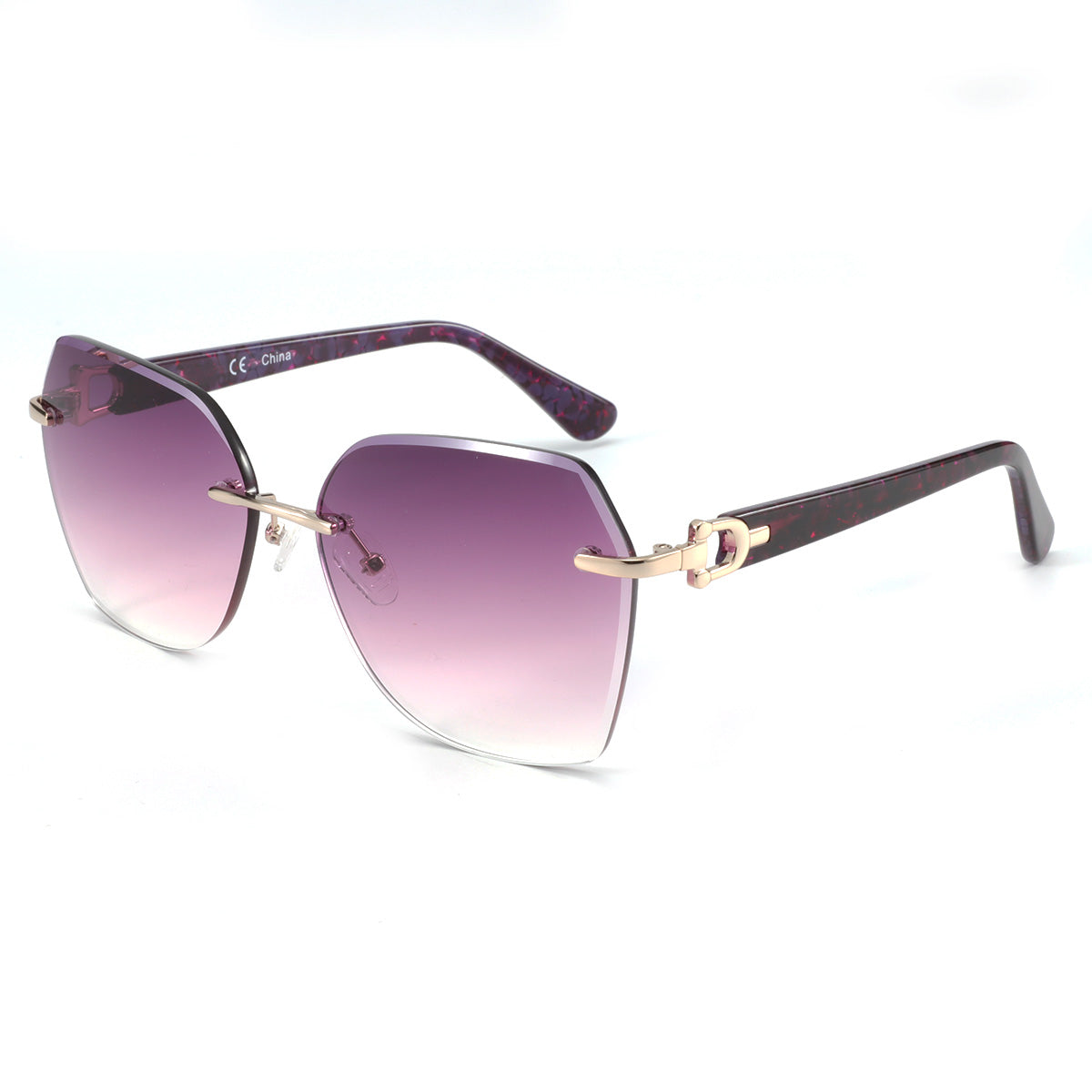 Women Insignia Sunglasses: Miami - Pink - SpecSMART Eye Clinic (Diagonal View)