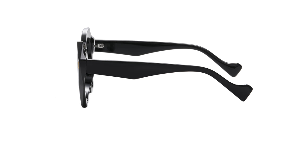 Women Insignia Sunglasses: Rhyl - Black - SpecSMART Eye Clinic (Side View)