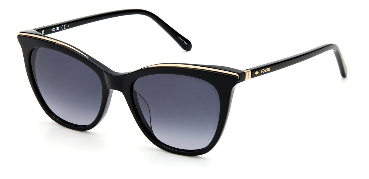 Women Sunglasses: Fos 2103/G/S - Black - SpecSMART Eye Clinic (Diagonal View)