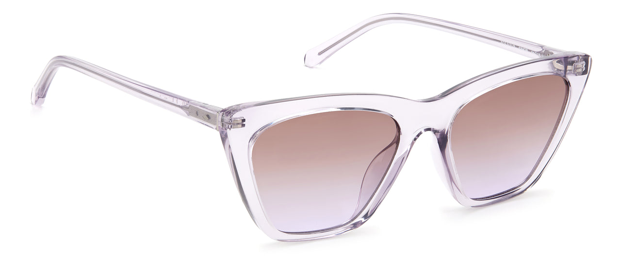 Women Fossil Sunglasses: Fos 3121/S - Crystal Grey(2) - SpecSMART Eye Clinic (Diagonal View)