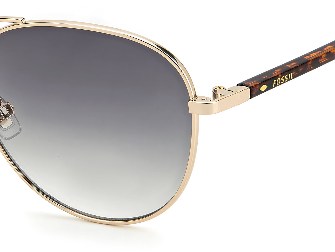 Women Sunglasses Fossil: FOS 3123/G/S - Light Gold SpecSMART Eye Clinic (Zoom View)