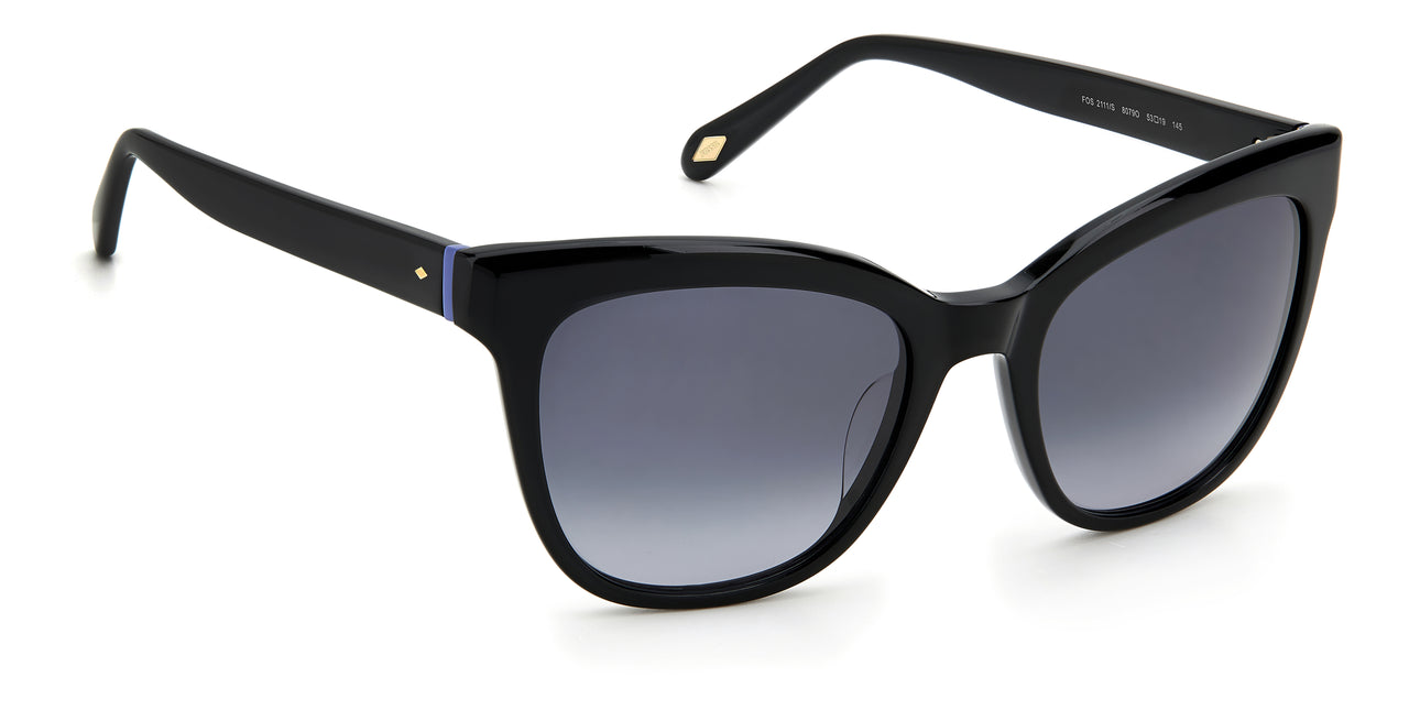 Women Sunglasses: FOS 2111/S - Black(2) - SpecSMART Eye Clinic (Diagonal View)