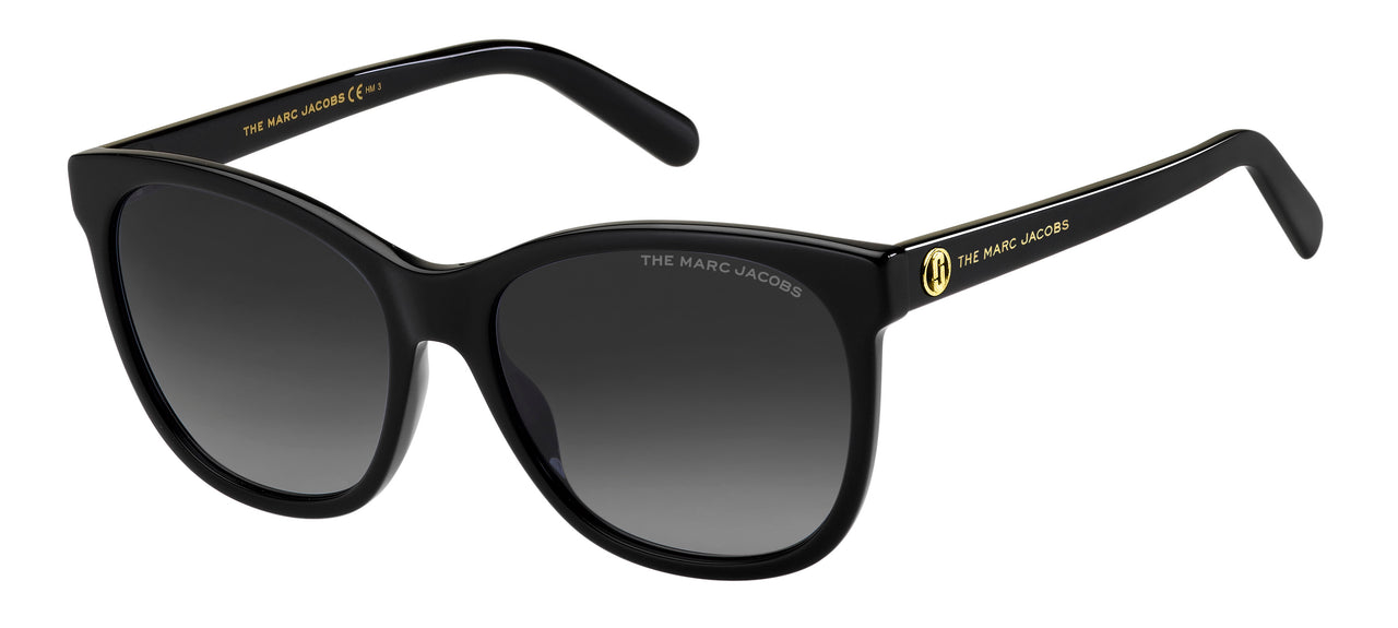 Women Marc Jacobs Sunglasses: Marc 527/S - Black - SpecSMART Eye Clinic (Diagonal View)