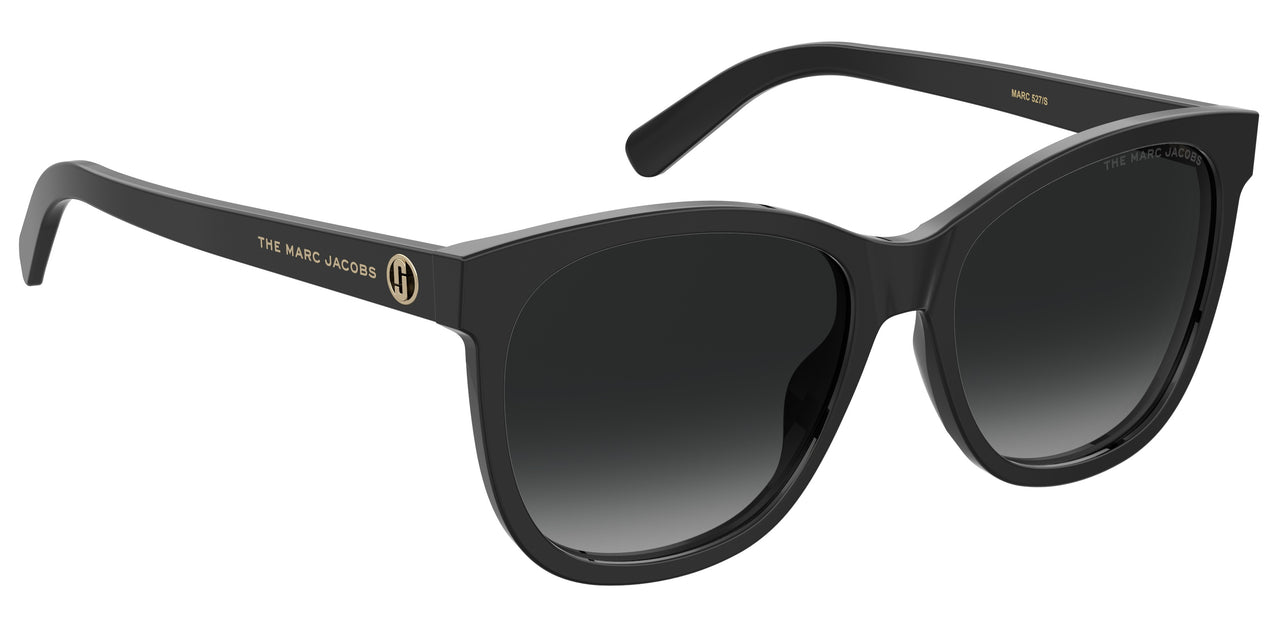 Women Marc Jacobs Sunglasses: Marc 527/S - Black(2) - SpecSMART Eye Clinic (Diagonal View)
