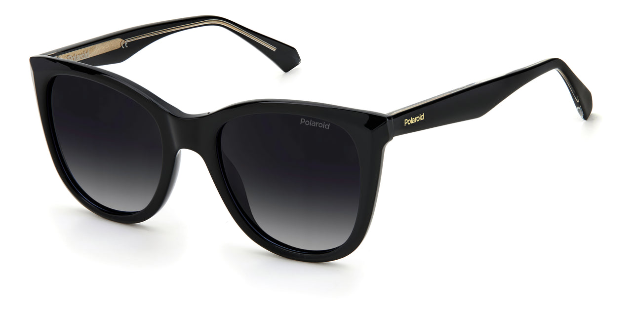Women Polaroid Sunglasses: PLD 4096/S/X - Black - SpecSMART Eye Clinic (Diagonal View)