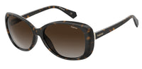 Thumbnail for Women Polaroid Sunglasses: PLD 4097/S - Havana - SpecSMART Eye Clinic (Diagonal View)