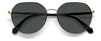 Thumbnail for Women Polaroid Sunglasses: PLD 4106/G/S - Gold Black(2) - SpecSMART Eye Clinic (Front View)