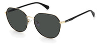 Thumbnail for Women Polaroid Sunglasses: PLD 4106/G/S - Gold Black - SpecSMART Eye Clinic (Diagonal View)