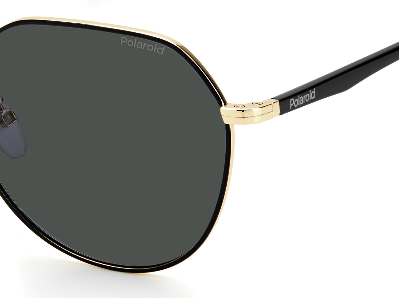 Women Polaroid Sunglasses: PLD 4106/G/S - Gold Black - SpecSMART Eye Clinic (Zoom View)