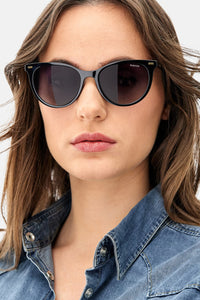 Thumbnail for Women Polaroid Sunglasses: PLD 4107/S - Black - SpecSMART Eye Clinic (Front Face View)