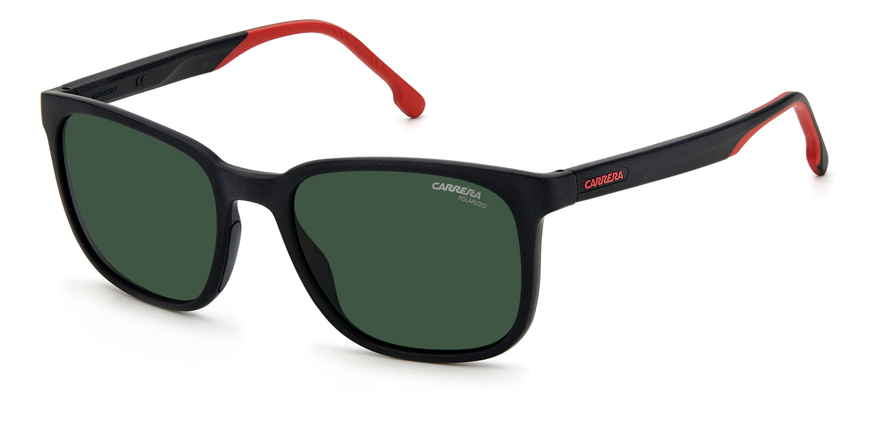 Men Carrera Sunglasses: Carrera 8046/S - Matte Black - SpecSMART Eye Clinic (Diagonal View)