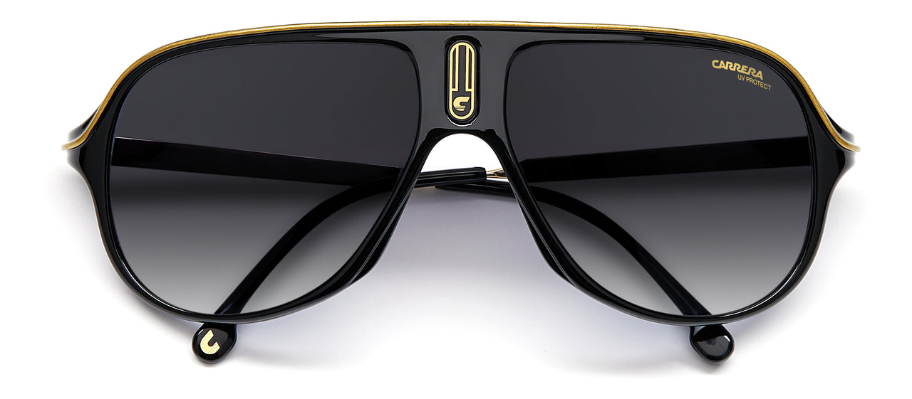 Unisex Carrera Sunglasses: Safari65/N - Black(2) - SpecSMART Eye Clinic (Front View)