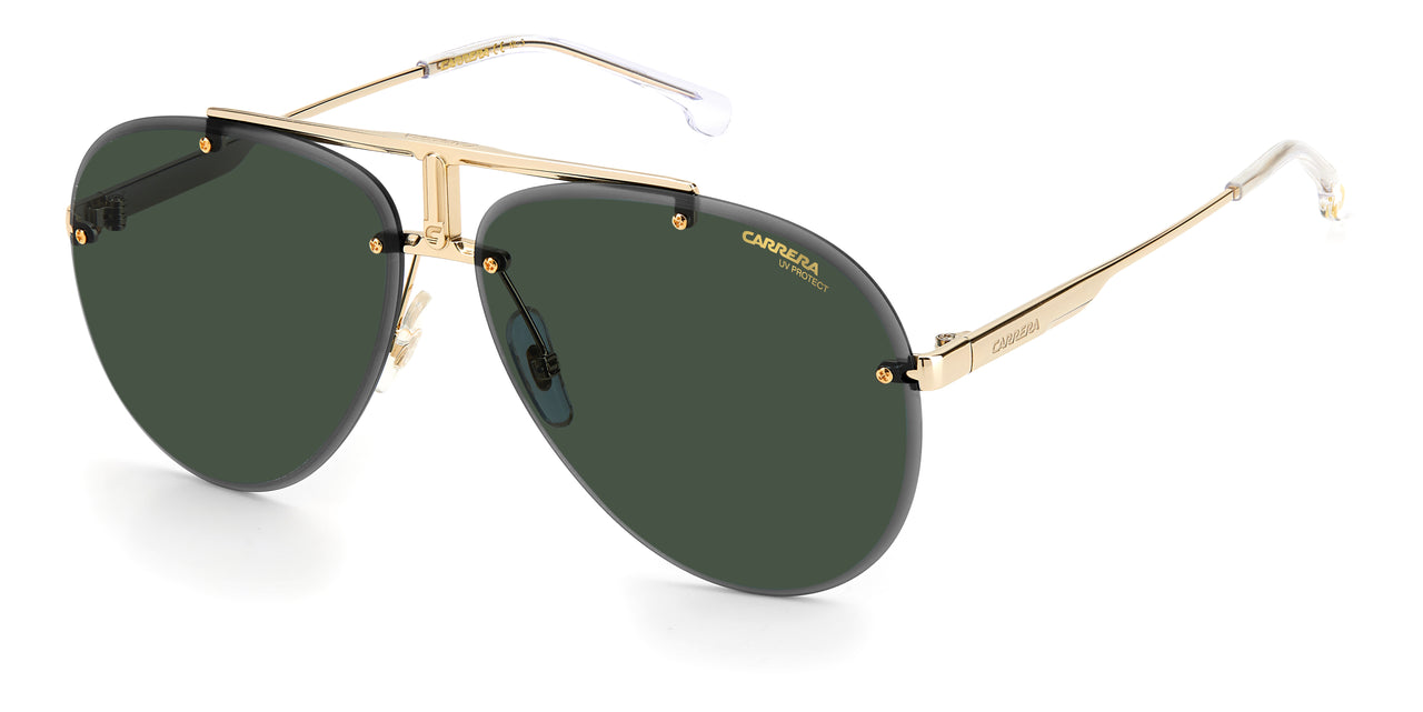 Unisex Carrera Sunglasses: Carrera 1032/S - Gold - SpecSMART Eye Clinic (Diagonal View)