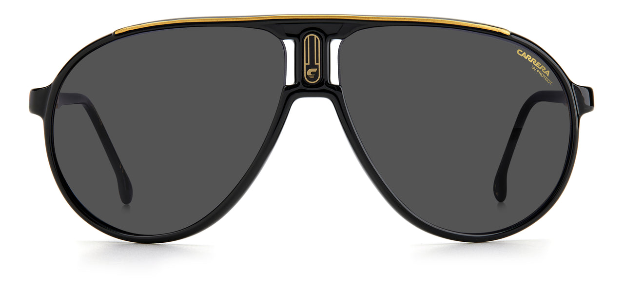 Unisex Carrera Sunglasses: Champion65/N - Black - SpecSMART Eye Clinic (Front View)