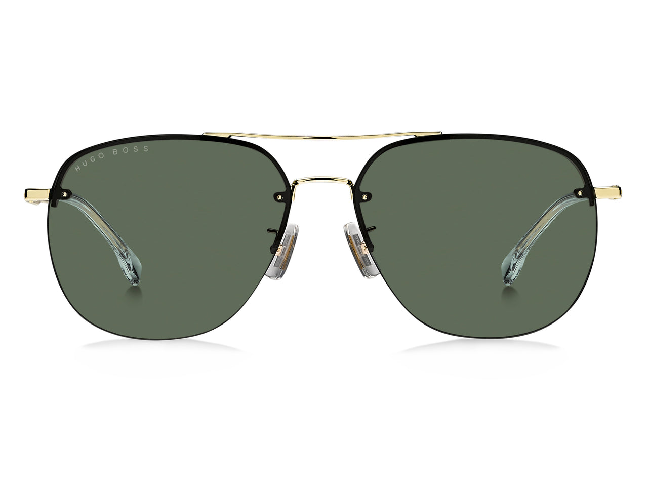 Men Hugo Boss Sunglasses: Boss 1286/F/SK - Gold - SpecSMART Eye Clinic (Front View)