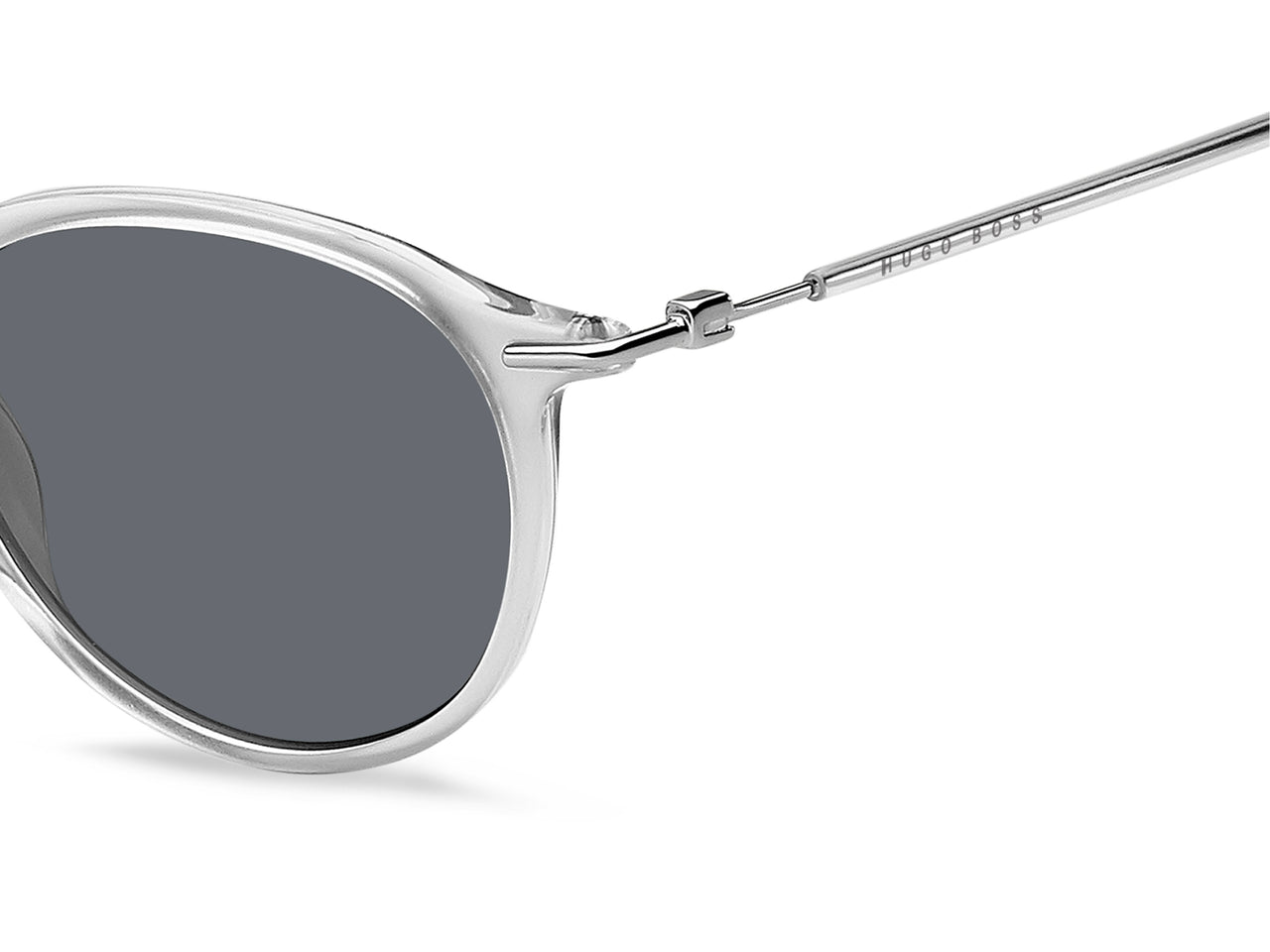 Men Hugo Boss Sunglasses: Boss 1309/S - Crystal Silver - SpecSMART Eye Clinic (Zoom View)