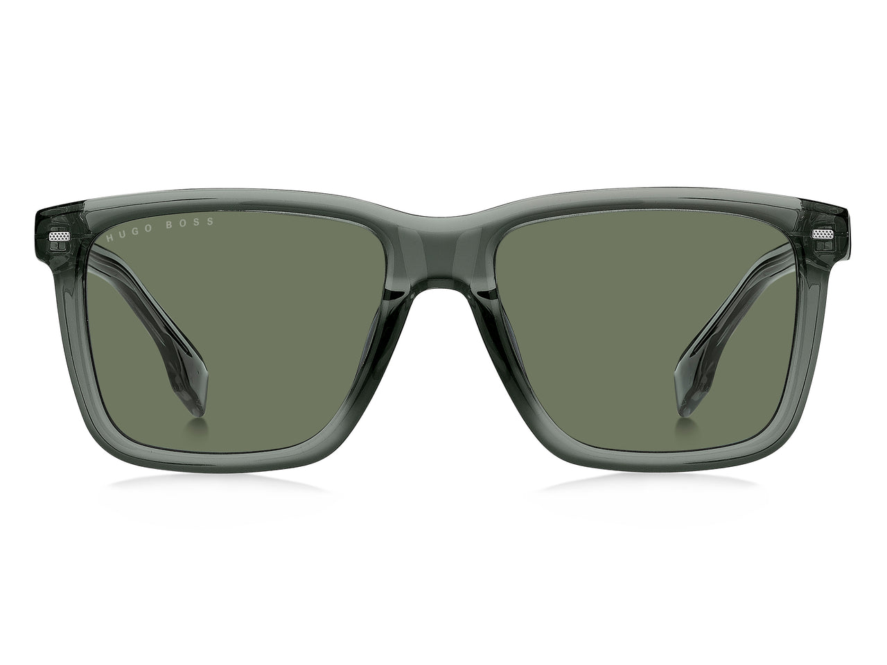 Men Hugo Boss Sunglasses: Boss 1317/S - Green - SpecSMART Eye Clinic (Front View)