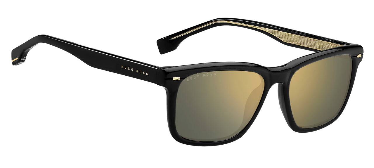 Men Hugo Boss Sunglasses: Boss 1318/S - Black(2) - SpecSMART Eye Clinic (Diagonal View)