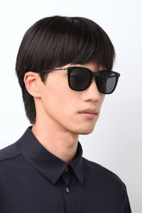 Thumbnail for Men Hugo Boss Sunglasses: Boss 1347/F/SK - Black - SpecSMART Eye Clinic (Diagonal Face View)