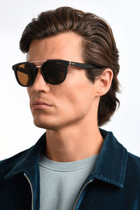 Thumbnail for Men Polaroid Sunglasses: PLD 2113/S/X - Black - SpecSMART Eye Clinic (Diagonal Face View)