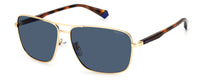 Thumbnail for Men Polaroid Sunglasses: PLD 2119/G/S - Gold - SpecSMART Eye Clinic (Diagonal View)