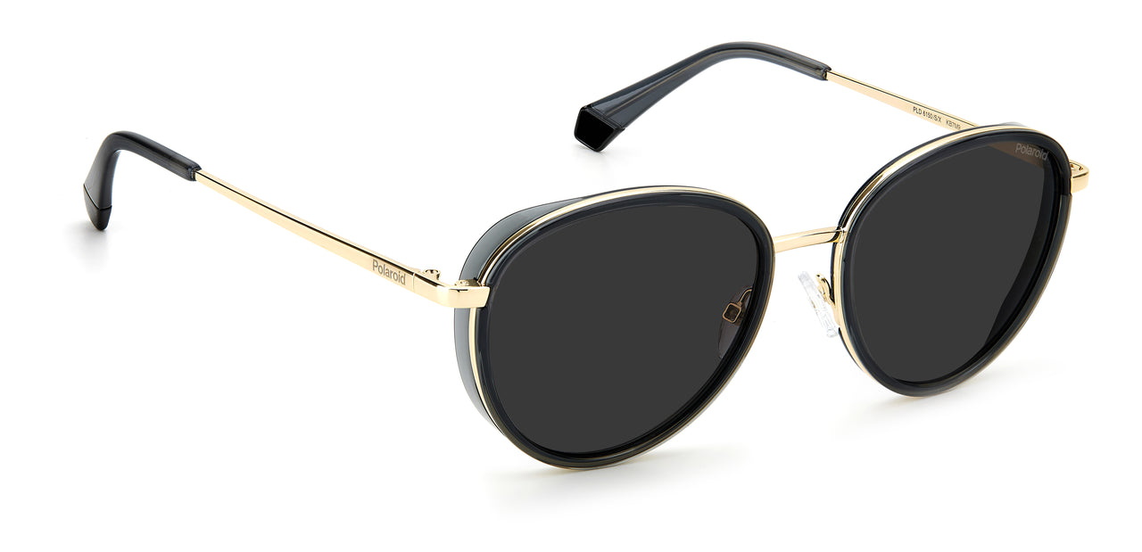 Men Polaroid Sunglasses: PLD 6150/S/X - Grey - SpecSMART Eye Clinic (Diagonal View)