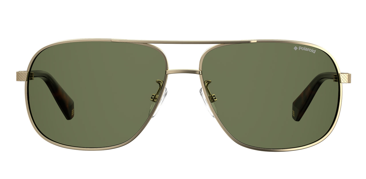 Men Polaroid Sunglasses: PLD 2074/S/X - Gold - SpecSMART Eye Clinic (Front View)