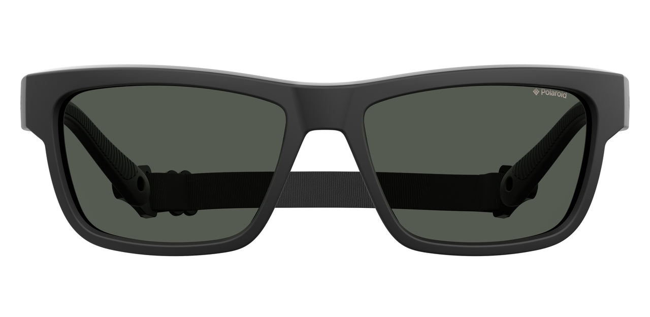 Men Polaroid Sport Sunglasses: PLD 7031/S - Black - SpecSMART Eye Clinic (Front View)