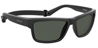 Thumbnail for Men Polaroid Sport Sunglasses: PLD 7031/S - Black(2) - SpecSMART Eye Clinic (Diagonal View)