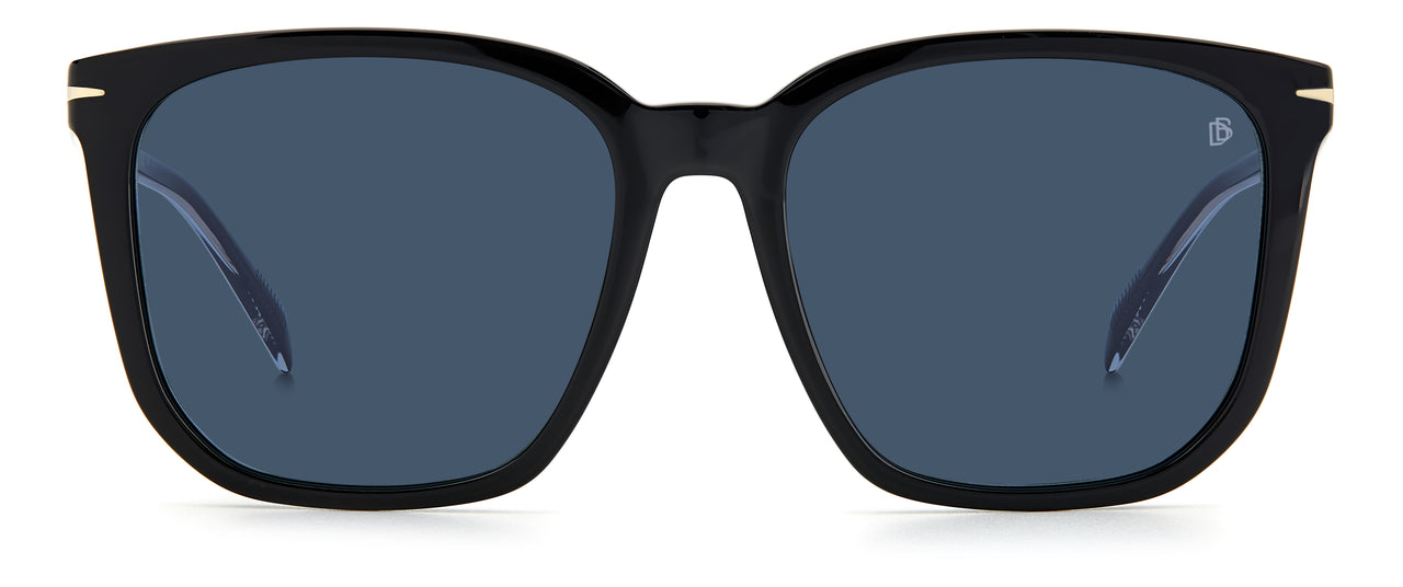 Men David Beckham Sunglasses: DB 1071/F/S - Black Gold - SpecSMART Eye Clinic (Front View)