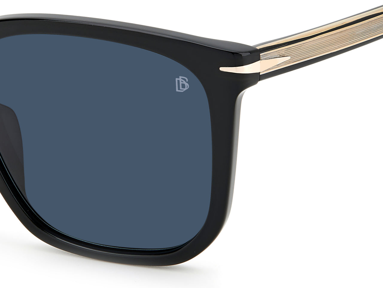 Men David Beckham Sunglasses: DB 1071/F/S - Black Gold - SpecSMART Eye Clinic (Zoom View)