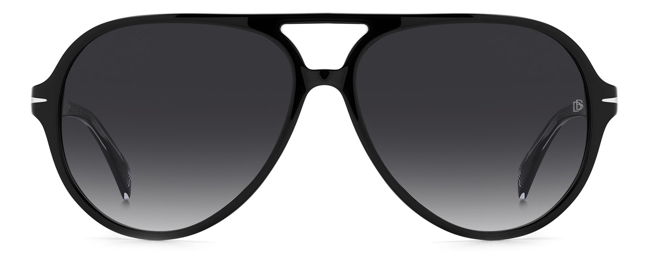 Men David Beckham Sunglasses: DB 1091/S - Black - SpecSMART Eye Clinic (Front View)