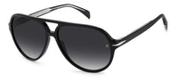 Thumbnail for Men David Beckham Sunglasses: DB 1091/S - Black - SpecSMART Eye Clinic (Diagonal View)