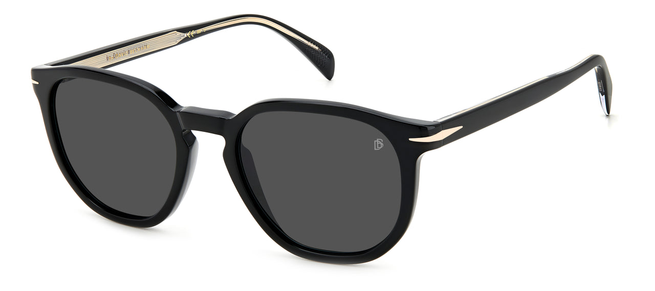 Men David Beckham Sunglasses: DB 1099/S - Black - SpecSMART Eye Clinic (Diagonal View)