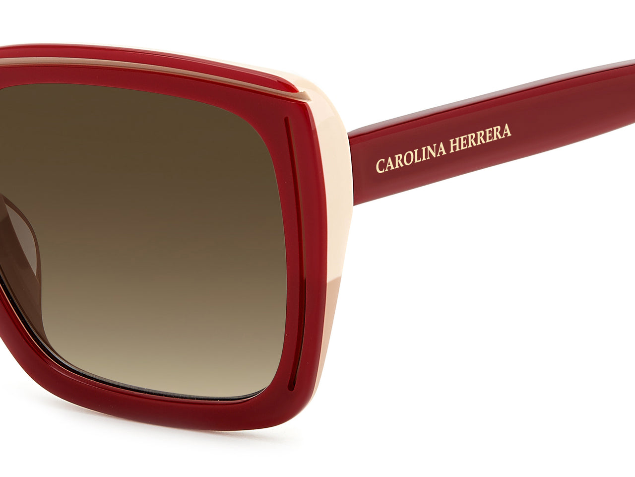Women Carolina Herrera Sunglasses: HER 0143/G/S - Burgundy Beige - SpecSMART Eye Clinic (Zoom View)