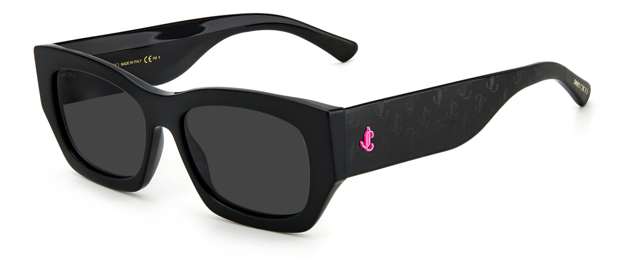 Women Jimmy Choo Sunglasses: CAMI/S - Black - SpecSMART Eye Clinic (Diagonal View)