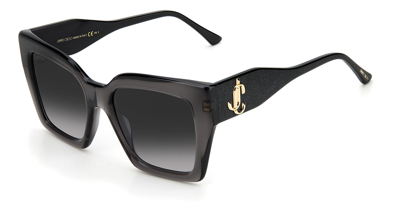 Women Jimmy Choo Sunglasses: Eleni/G/S - Grey - SpecSMART Eye Clinic (Diagonal View)