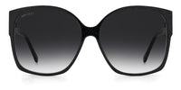 Thumbnail for Women Jimmy Choo Sunglasses: NOEMI/S - Glitter Black - SpecSMART Eye Clinic (Front View)