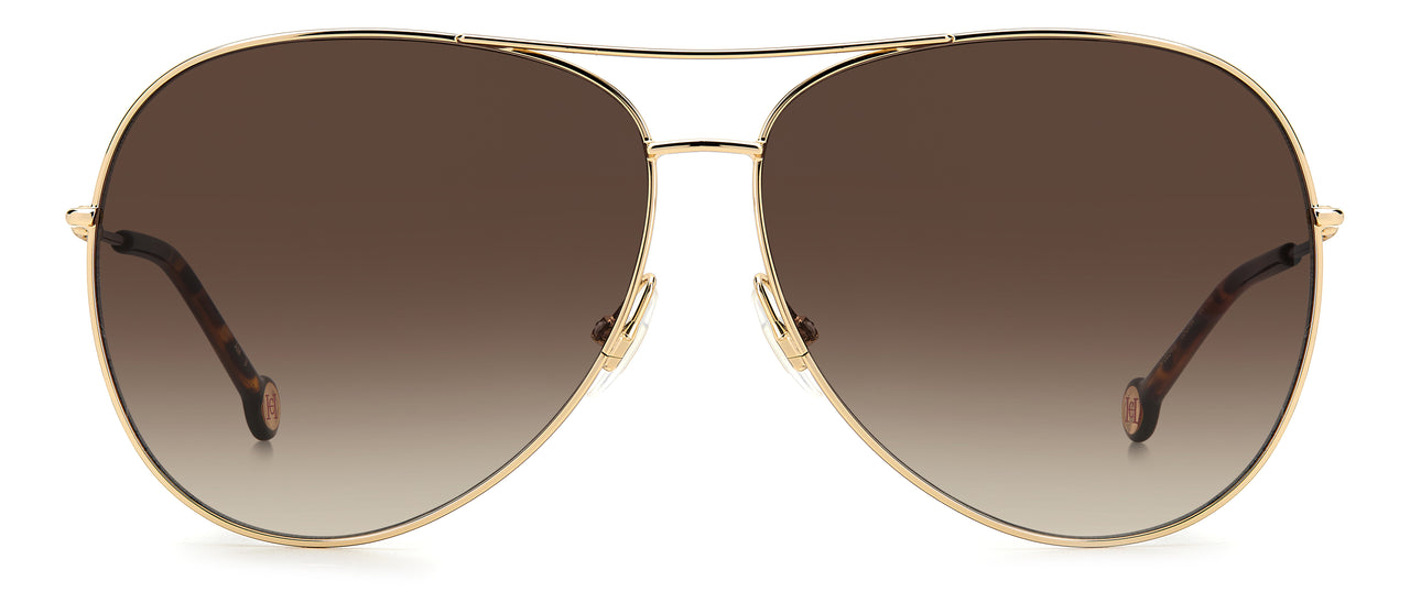 Women Carolina Herrera Sunglasses: CH 0034/S - Gold - SpecSMART Eye Clinic (Front View)