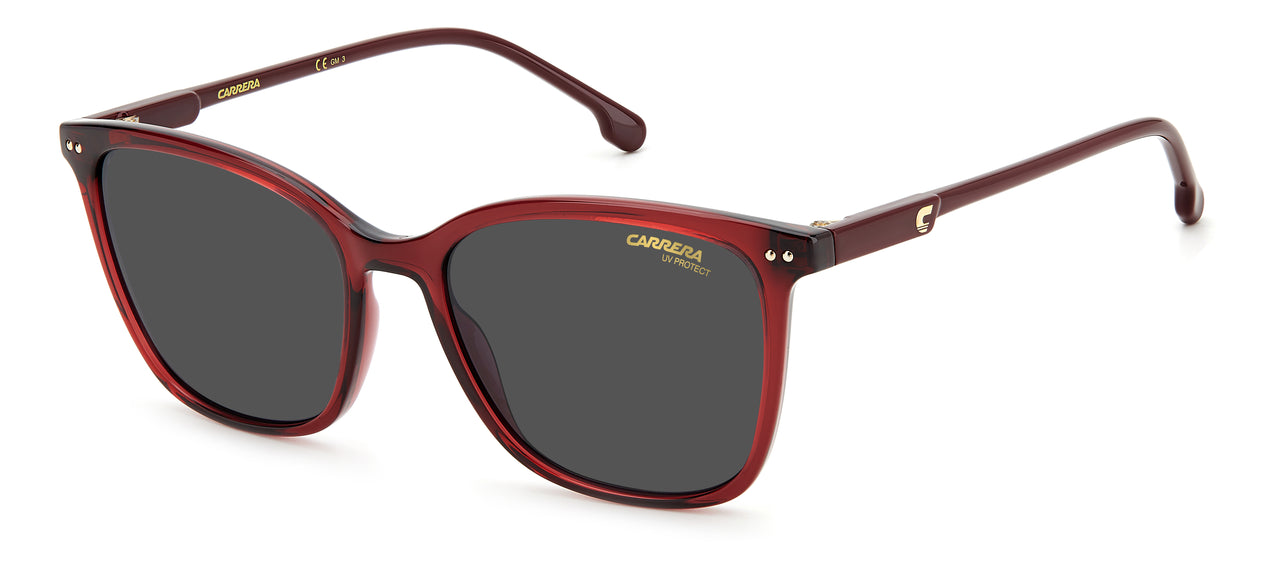 Unisex Carrera Sunglasses: Carrera 2036T/S - Burgundy - SpecSMART Eye Clinic (Diagonal View)