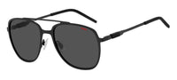 Thumbnail for Men Hugo Sunglasses: HG 1100/S - Matte Black - SpecSMART Eye Clinic (Diagonal View)