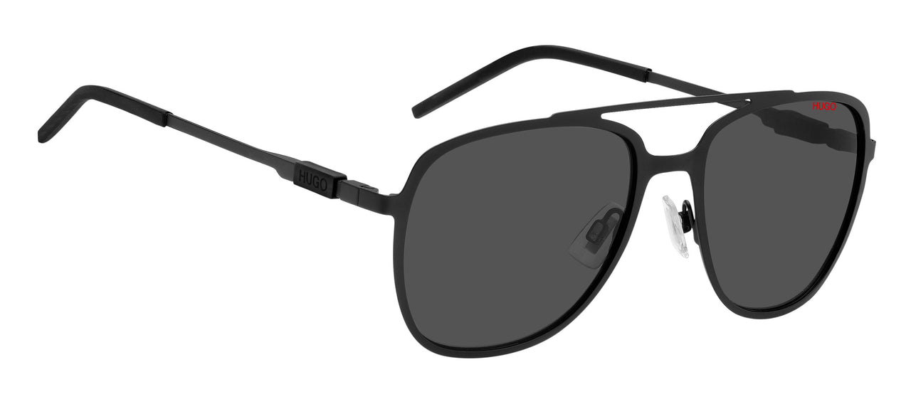 Men Hugo Sunglasses: HG 1100/S - Matte Black(2) - SpecSMART Eye Clinic (Diagonal View)
