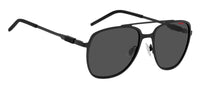 Thumbnail for Men Hugo Sunglasses: HG 1100/S - Matte Black(2) - SpecSMART Eye Clinic (Diagonal View)