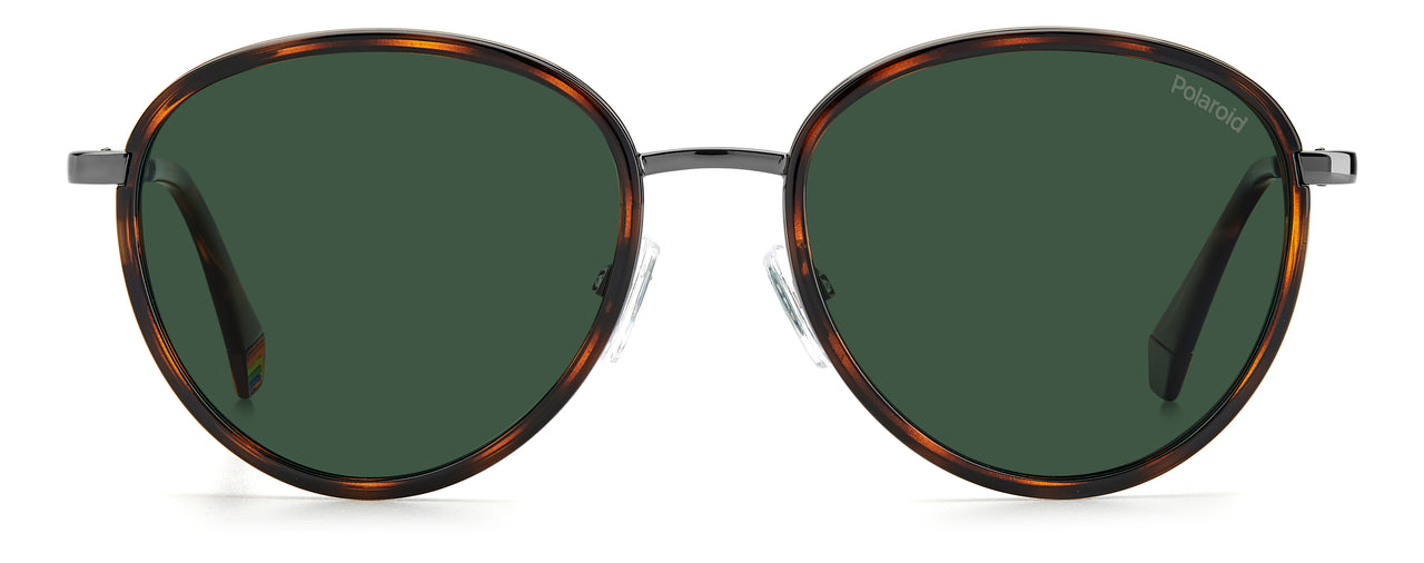 Men Polaroid Sunglasses: PLD 6150/S/X - Havana - SpecSMART Eye Clinic (Front View)