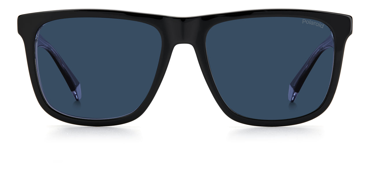 Men Polaroid Sunglasses: PLD 2102/S/X - Black Crystal - SpecSMART Eye Clinic (Front View)