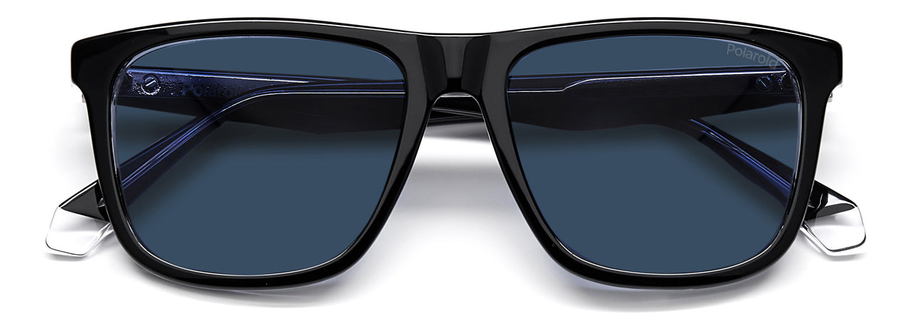 Men Polaroid Sunglasses: PLD 2102/S/X - Black Crystal(2) - SpecSMART Eye Clinic (Front View)